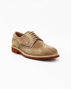 Shop Handmade Italian Leather Men's derby brogue in calf leather suede taupe  (GRU1007) or browse our range of hand-made Italian shoes in leather or suede in-store at Aliverti Cape Town, or shop online. We deliver in South Africa & offer multiple payment plans as well as accept multiple safe & secure payment methods.