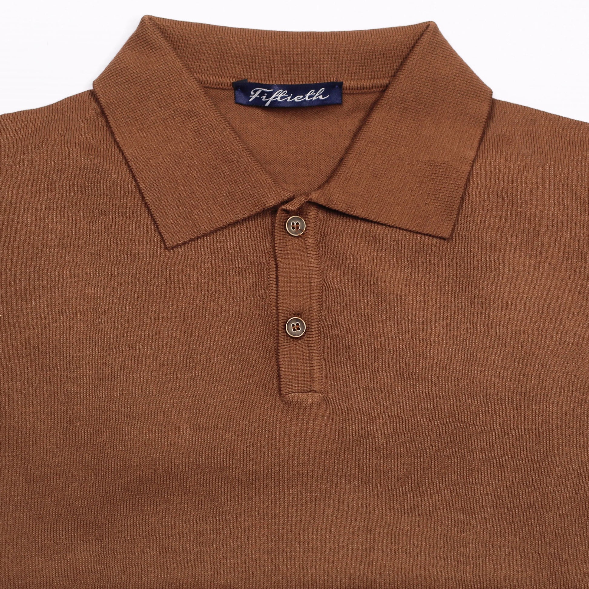 Shop Fiftienth Men's Knit Polo in Tabacco (ART 280 IP2) or browse our range of men's Italian clothing and shoes in leather in-store at Aliverti Cape Town, or shop online. We deliver in South Africa & offer multiple payment plans as well as accept multiple safe & secure payment methods.