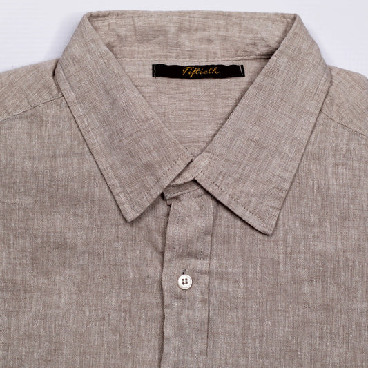 Shop Fiftienth Men's Long Sleeve Linen Shirt in Beige (7241) or browse our range of men's Italian clothing and shoes in leather in-store at Aliverti Cape Town, or shop online. We deliver in South Africa & offer multiple payment plans as well as accept multiple safe & secure payment methods.