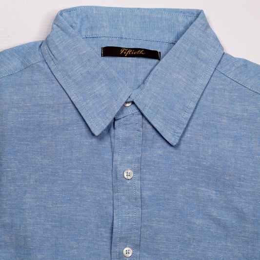 Shop Fiftienth Men's Long Sleeve Linen Shirt in Celeste (7231) or browse our range of men's Italian clothing and shoes in leather in-store at Aliverti Cape Town, or shop online. We deliver in South Africa & offer multiple payment plans as well as accept multiple safe & secure payment methods.