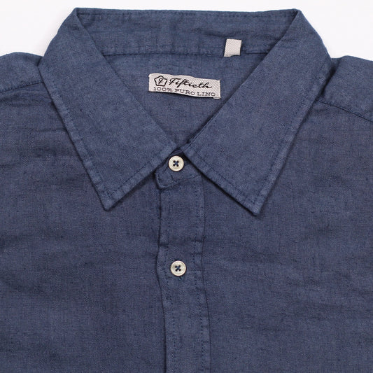 Shop Fiftienth Men's Long Sleeve Linen Shirt in Navy (7231) or browse our range of men's Italian clothing and shoes in leather in-store at Aliverti Cape Town, or shop online. We deliver in South Africa & offer multiple payment plans as well as accept multiple safe & secure payment methods.