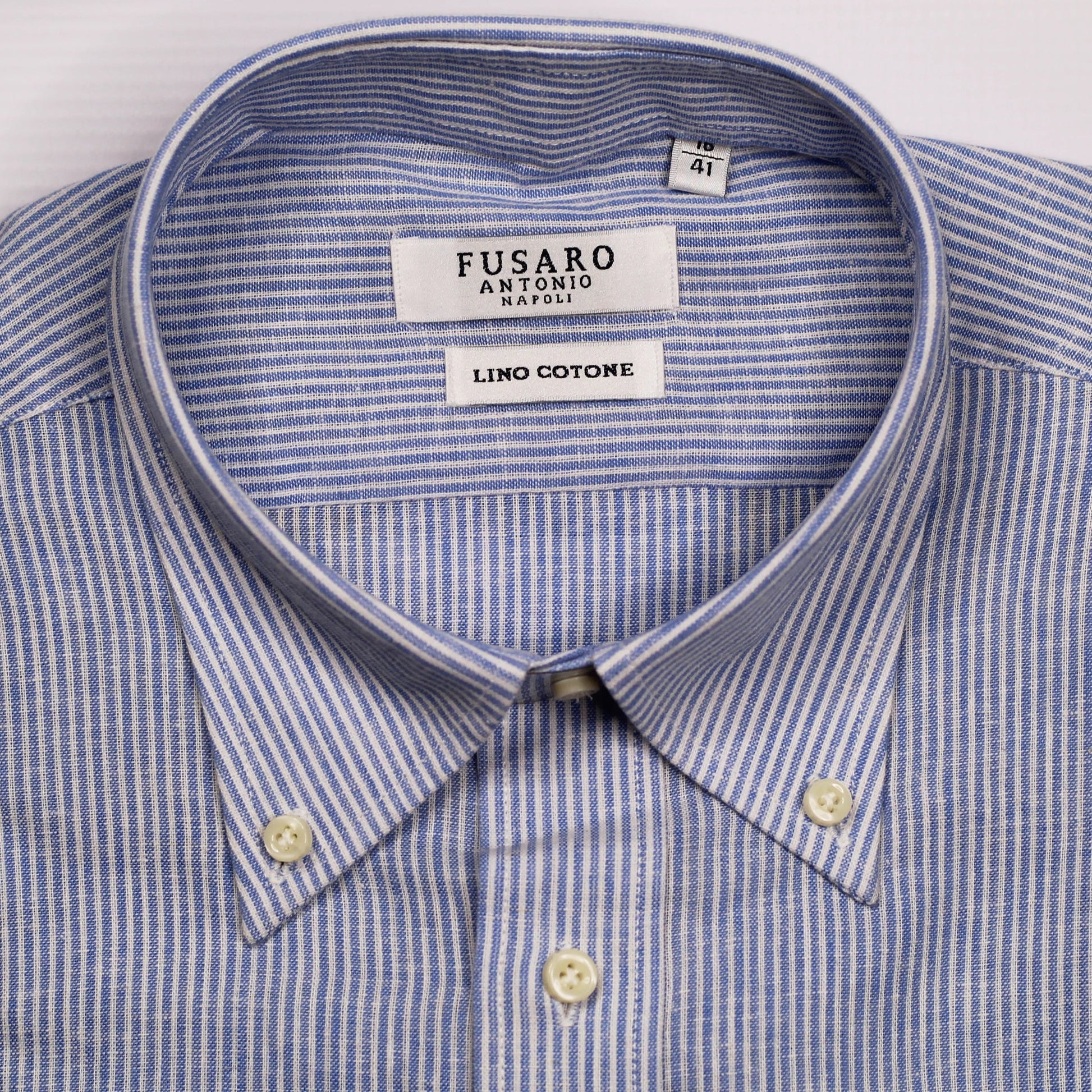 Shop Fusaro Antonio Men's Lino Cotton Shirt in Striped Blue (CA22064) or browse our range of men's Italian clothing and shoes in leather in-store at Aliverti Cape Town, or shop online. We deliver in South Africa & offer multiple payment plans as well as accept multiple safe & secure payment methods.