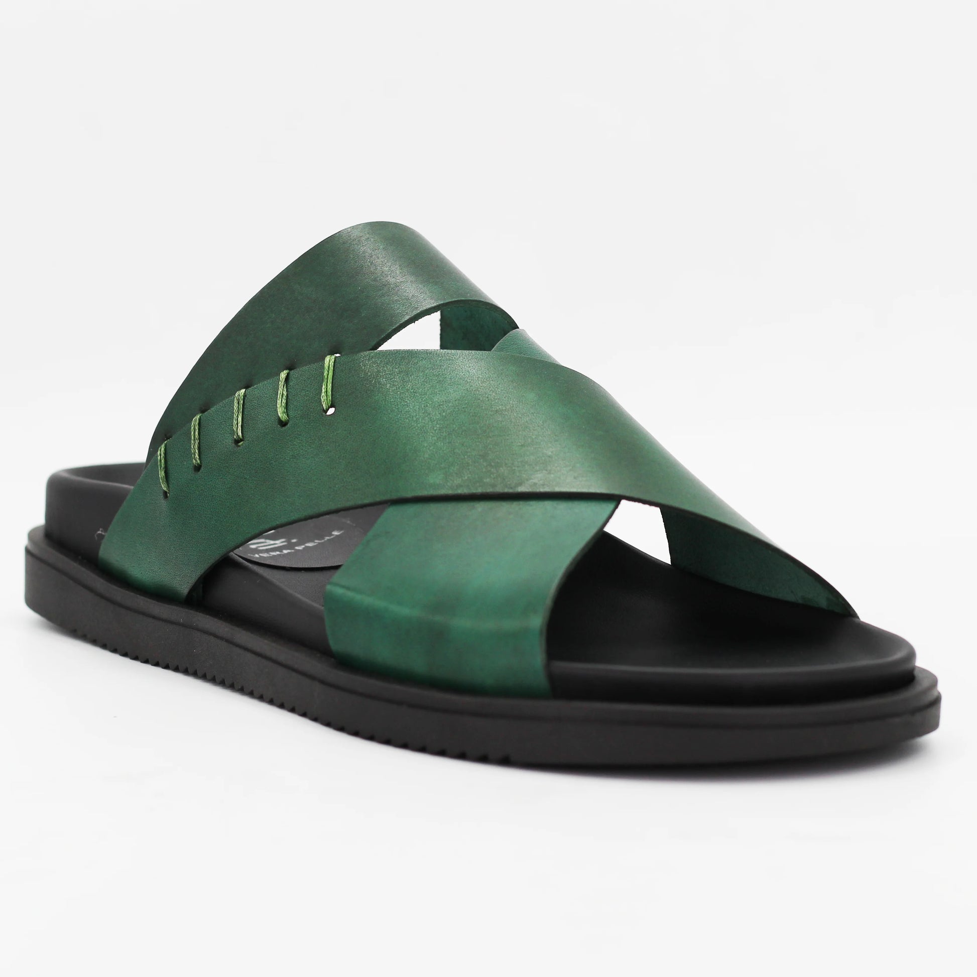 Shop Handmade Italian Leather Men's Sandal in Calf Leather Verde (ED4273) or browse our range of hand-made Italian shoes in leather or suede in-store at Aliverti Cape Town, or shop online. We deliver in South Africa & offer multiple payment plans as well as accept multiple safe & secure payment methods.