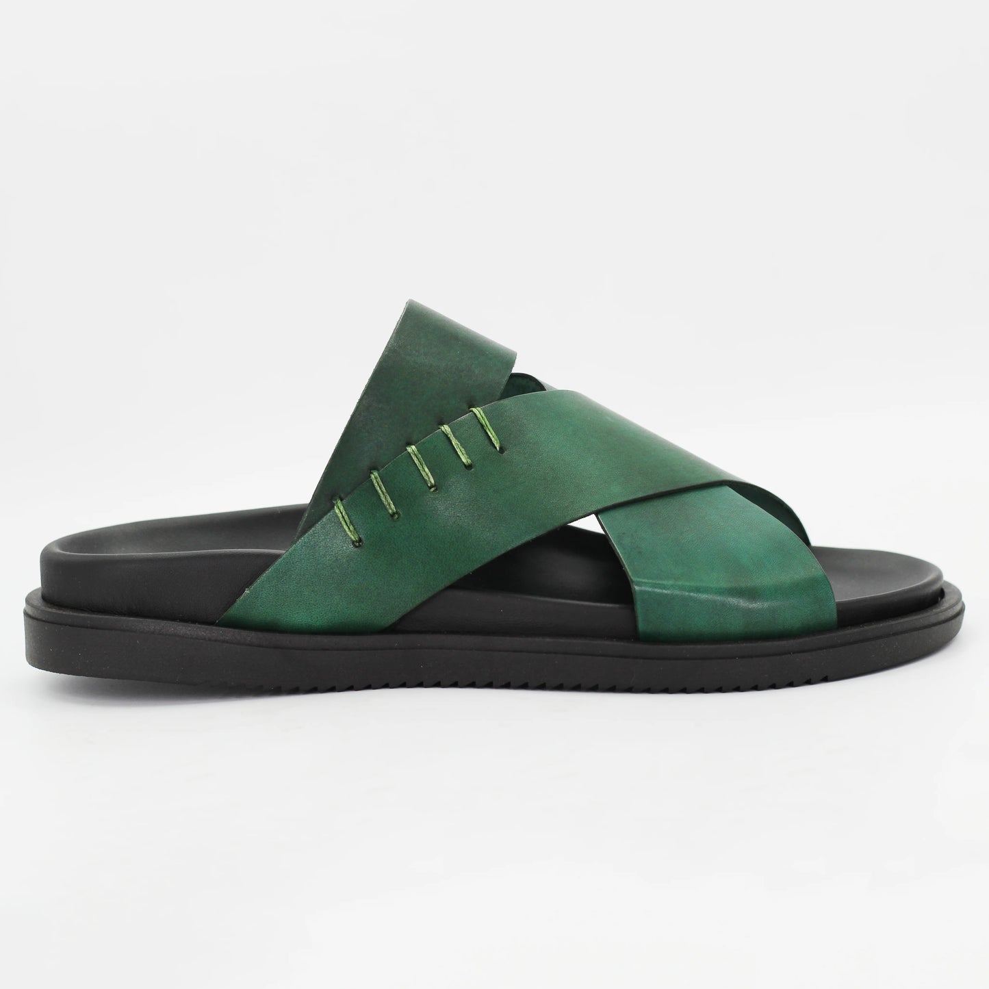Shop Handmade Italian Leather Men's Sandal in Calf Leather Verde (ED4273) or browse our range of hand-made Italian shoes in leather or suede in-store at Aliverti Cape Town, or shop online. We deliver in South Africa & offer multiple payment plans as well as accept multiple safe & secure payment methods.