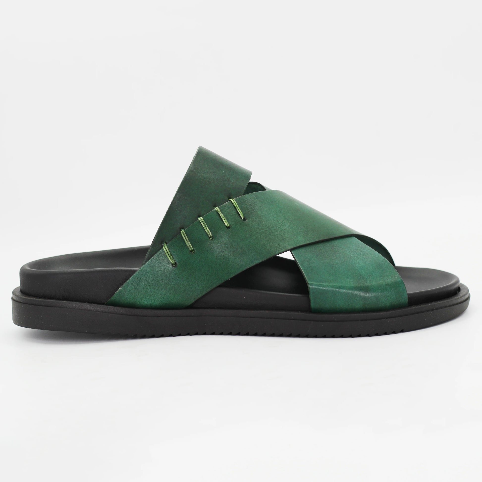 Shop Handmade Italian Leather Men's Sandal in Calf Leather Verde (ED4273) or browse our range of hand-made Italian shoes in leather or suede in-store at Aliverti Cape Town, or shop online. We deliver in South Africa & offer multiple payment plans as well as accept multiple safe & secure payment methods.