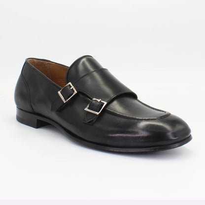 Shop Handmade Italian Leather Monk Strap in Nero (BRU10548) or browse our range of hand-made Italian shoes for men in leather or suede in-store at Aliverti Cape Town, or shop online. We deliver in South Africa & offer multiple payment plans as well as accept multiple safe & secure payment methods.