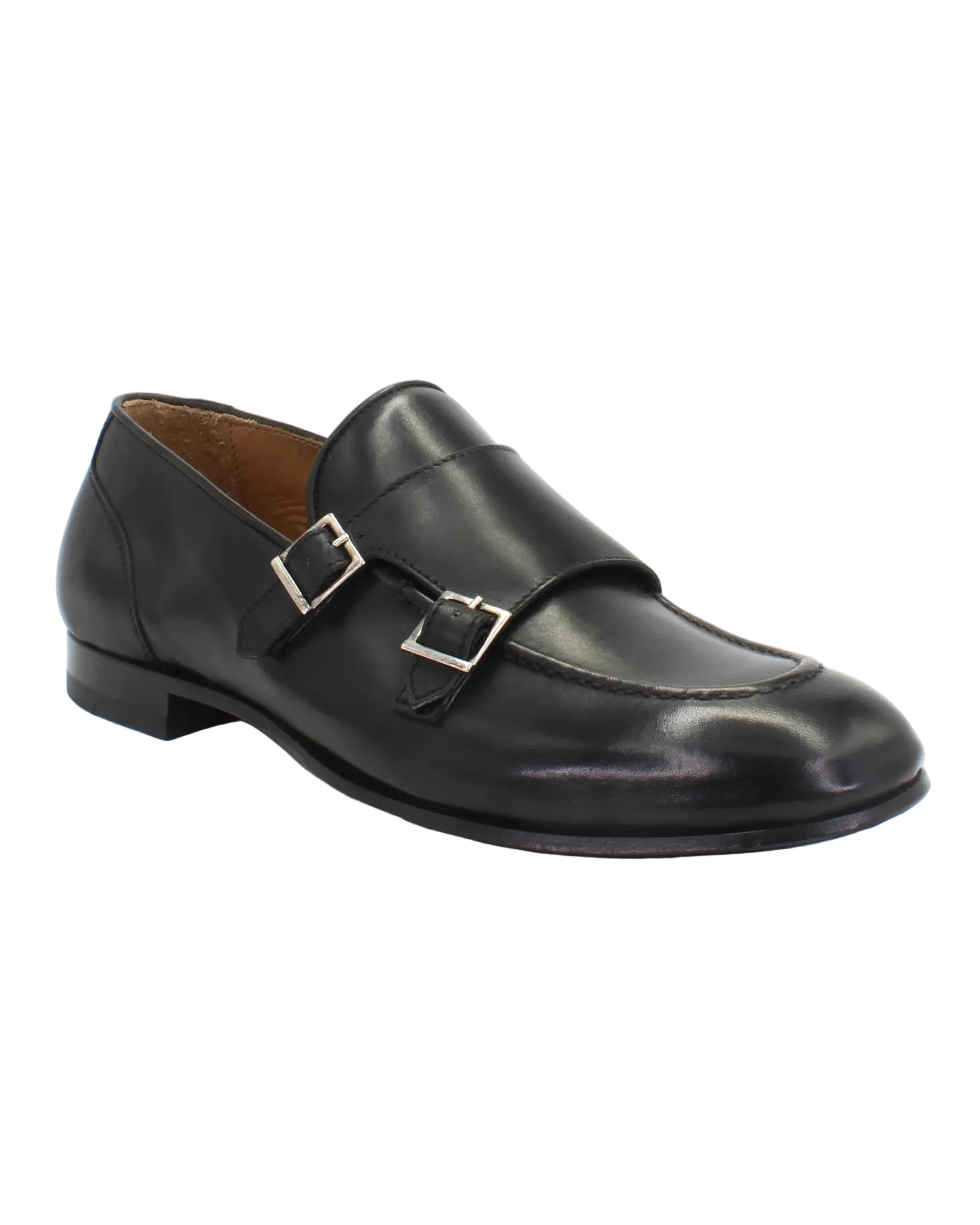 Shop Handmade Italian Leather Monk Strap in Nero (BRU10548) or browse our range of hand-made Italian shoes for men in leather or suede in-store at Aliverti Cape Town, or shop online. We deliver in South Africa & offer multiple payment plans as well as accept multiple safe & secure payment methods.