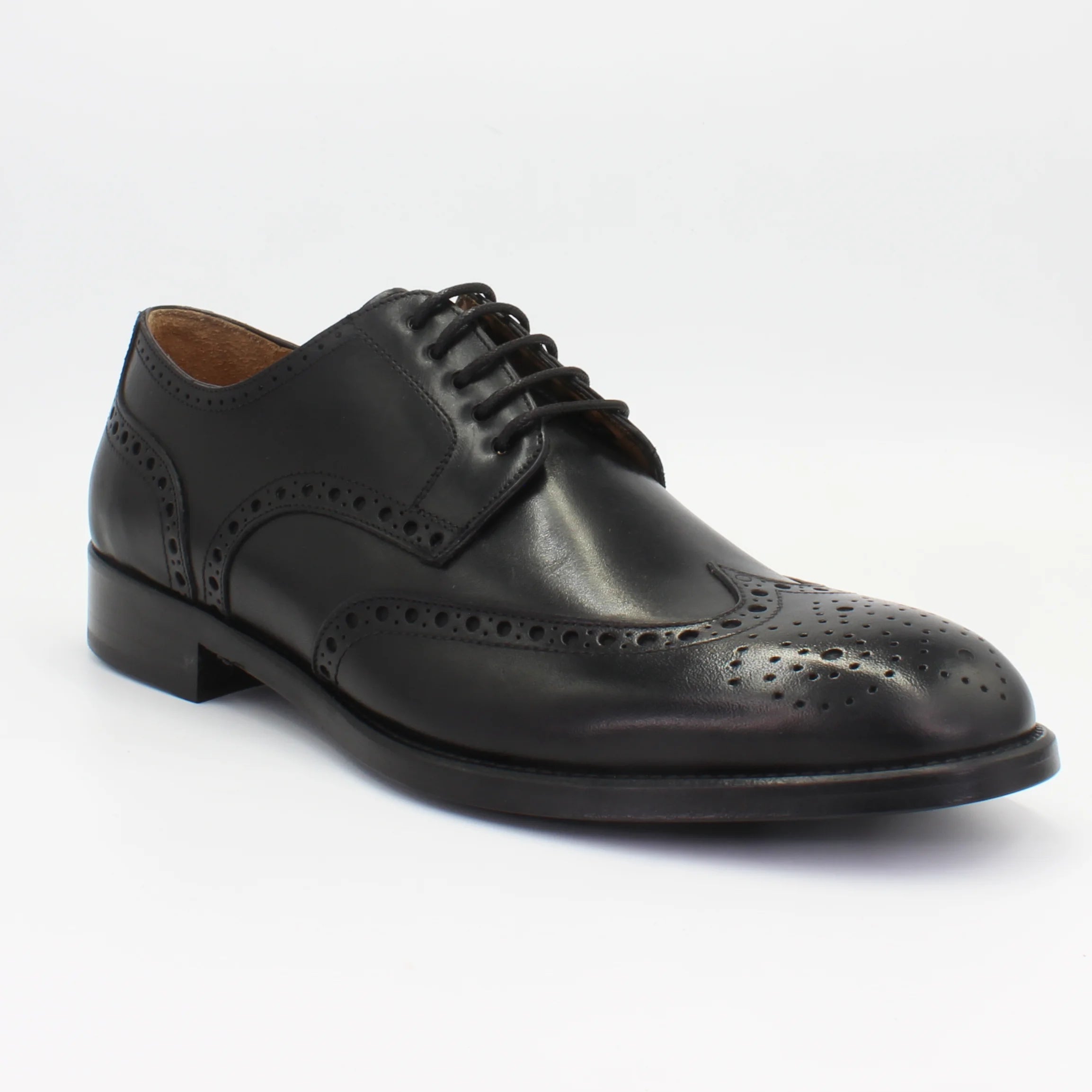 Shop Handmade Italian Leather Oxford in Nero (BRU11226)  or browse our range of hand-made Italian shoes in leather or suede in-store at Aliverti Cape Town, or shop online. We deliver in South Africa & offer multiple payment plans as well as accept multiple safe & secure payment methods.