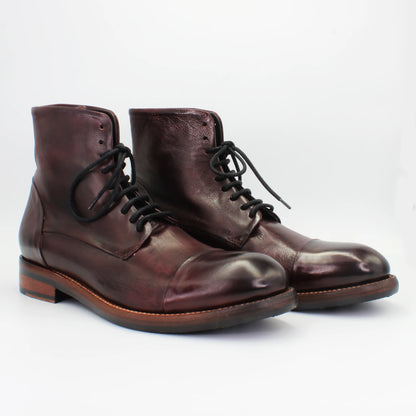 Shop Handmade Italian Leather Lace-Up Boot in Cordovan (JP36526/43)  or browse our range of hand-made Italian boots for men in leather or suede in-store at Aliverti Cape Town, or shop online. We deliver in South Africa & offer multiple payment plans as well as accept multiple safe & secure payment methods.