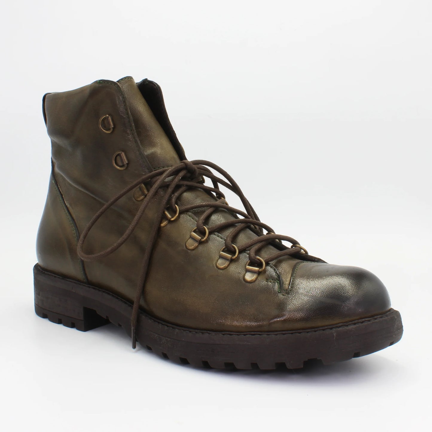 Shop Handmade Italian Leather Military Boot in Militare  (JP3830/350) or browse our range of hand-made Italian boots for men in leather or suede in-store at Aliverti Cape Town, or shop online. We deliver in South Africa & offer multiple payment plans as well as accept multiple safe & secure payment methods.