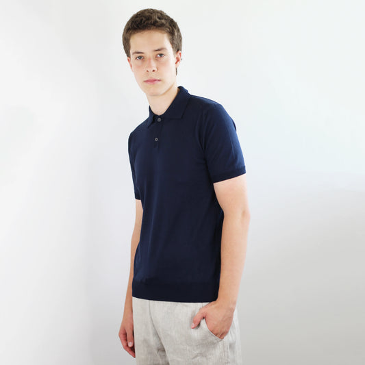 Shop Fiftienth Men's Knit Polo in Navy (ART 280 IP2) or browse our range of men's Italian clothing and shoes in leather in-store at Aliverti Cape Town, or shop online. We deliver in South Africa & offer multiple payment plans as well as accept multiple safe & secure payment methods.
