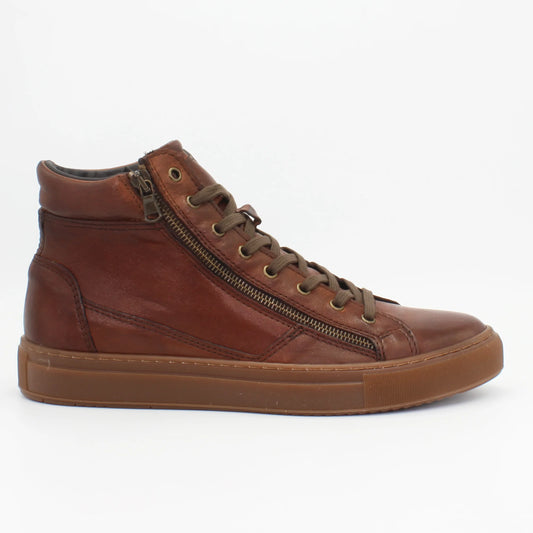 Shop Handmade Italian Leather High Top Sneaker in Cuoio (Cairo) or browse our range of hand-made Italian shoes for men in leather or suede in-store at Aliverti Cape Town, or shop online. We deliver in South Africa & offer multiple payment plans as well as accept multiple safe & secure payment methods.