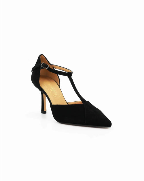 Shop Handmade Women's Pointed Toe Mary-Jane in Calf Leather Suede Nero (V17) or browse our range of hand-made Italian shoes in leather or suede in-store at Aliverti Cape Town, or shop online. We deliver in South Africa & offer multiple payment plans as well as accept multiple safe & secure payment methods.