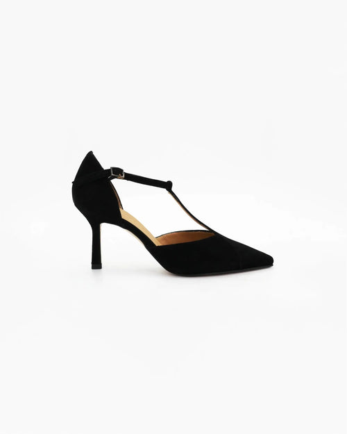 Shop Handmade Women's Pointed Toe Mary-Jane in Calf Leather Suede Nero (V17) or browse our range of hand-made Italian shoes in leather or suede in-store at Aliverti Cape Town, or shop online. We deliver in South Africa & offer multiple payment plans as well as accept multiple safe & secure payment methods.