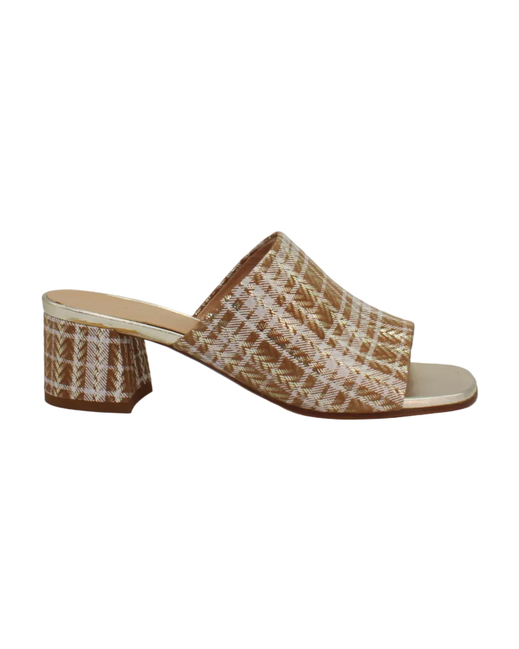 Ladies Elegant Slip-on. Genuine calf leather laminated upper and leather sole. Laminated heel, 3cm. Made in Italy.