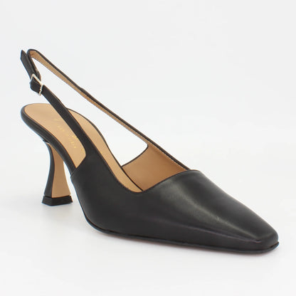 Shop Handmade Italian Leather Sling Back Heel in Nero (V58) or browse our range of hand-made Italian shoes for women in leather or suede in-store at Aliverti Cape Town, or shop online. We deliver in South Africa & offer multiple payment plans as well as accept multiple safe & secure payment methods.