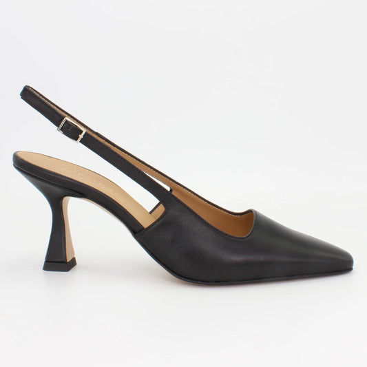 Shop Handmade Italian Leather Sling Back Heel in Nero (V58) or browse our range of hand-made Italian shoes for women in leather or suede in-store at Aliverti Cape Town, or shop online. We deliver in South Africa & offer multiple payment plans as well as accept multiple safe & secure payment methods.