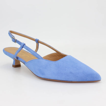 Shop Handmade Italian Leather Suede Low Sling Back Heel in Jeans (VO5) or browse our range of hand-made Italian shoes for women in leather or suede in-store at Aliverti Cape Town, or shop online. We deliver in South Africa & offer multiple payment plans as well as accept multiple safe & secure payment methods.