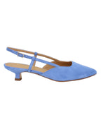 Shop Handmade Italian Leather Suede Low Sling Back Heel in Jeans (VO5) or browse our range of hand-made Italian shoes for women in leather or suede in-store at Aliverti Cape Town, or shop online. We deliver in South Africa & offer multiple payment plans as well as accept multiple safe & secure payment methods.