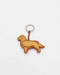The Golden Lab. Small, considered, completely her own.

A quiet celebration of Italian artistry. Handcrafted from premium vegetable-tanned calfskin - free from toxic substances and entirely metal free - this dachshund keychain is the kind of detail that says everything without trying. The leather is naturally soft yet enduring, deepening in character with everyday wear. Finished with hand-stitched seams and a nickel key ring bearing a fire-printed logo.

Product height (cm) 5
Product width (cm) 10

Made in 