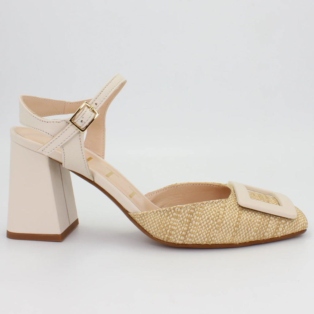 Shop Handmade Italian Leather Block Heel in Raffia Natur (MP17102) or browse our range of hand-made Italian shoes for women in leather or suede in-store at Aliverti Cape Town, or shop online. We deliver in South Africa & offer multiple payment plans as well as accept multiple safe & secure payment methods.