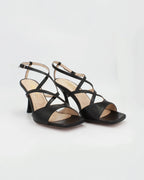 Shop Handmade Italian Leather Strappy High Heels in Nero (MP26102) or browse our range of hand-made Italian shoes for women in leather or suede in-store at Aliverti Cape Town, or shop online. We deliver in South Africa & offer multiple payment plans as well as accept multiple safe & secure payment methods.