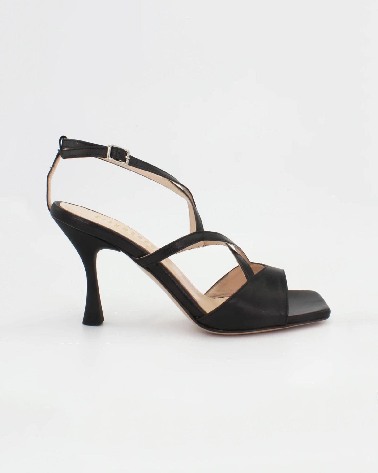 Shop Handmade Italian Leather Strappy High Heels in Nero (MP26102) or browse our range of hand-made Italian shoes for women in leather or suede in-store at Aliverti Cape Town, or shop online. We deliver in South Africa & offer multiple payment plans as well as accept multiple safe & secure payment methods.