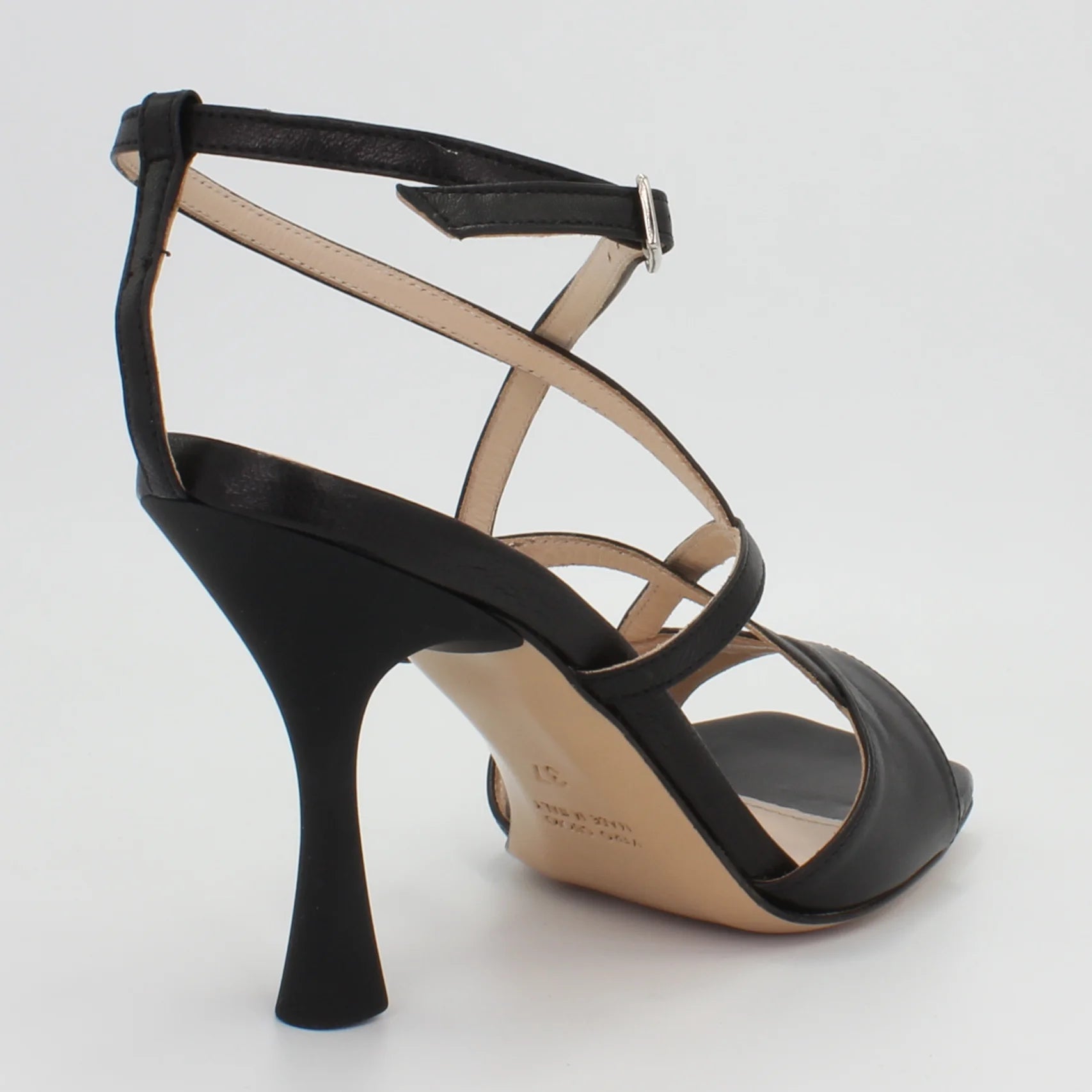 Shop Handmade Italian Leather Strappy High Heels in Nero (MP26102) or browse our range of hand-made Italian shoes for women in leather or suede in-store at Aliverti Cape Town, or shop online. We deliver in South Africa & offer multiple payment plans as well as accept multiple safe & secure payment methods.