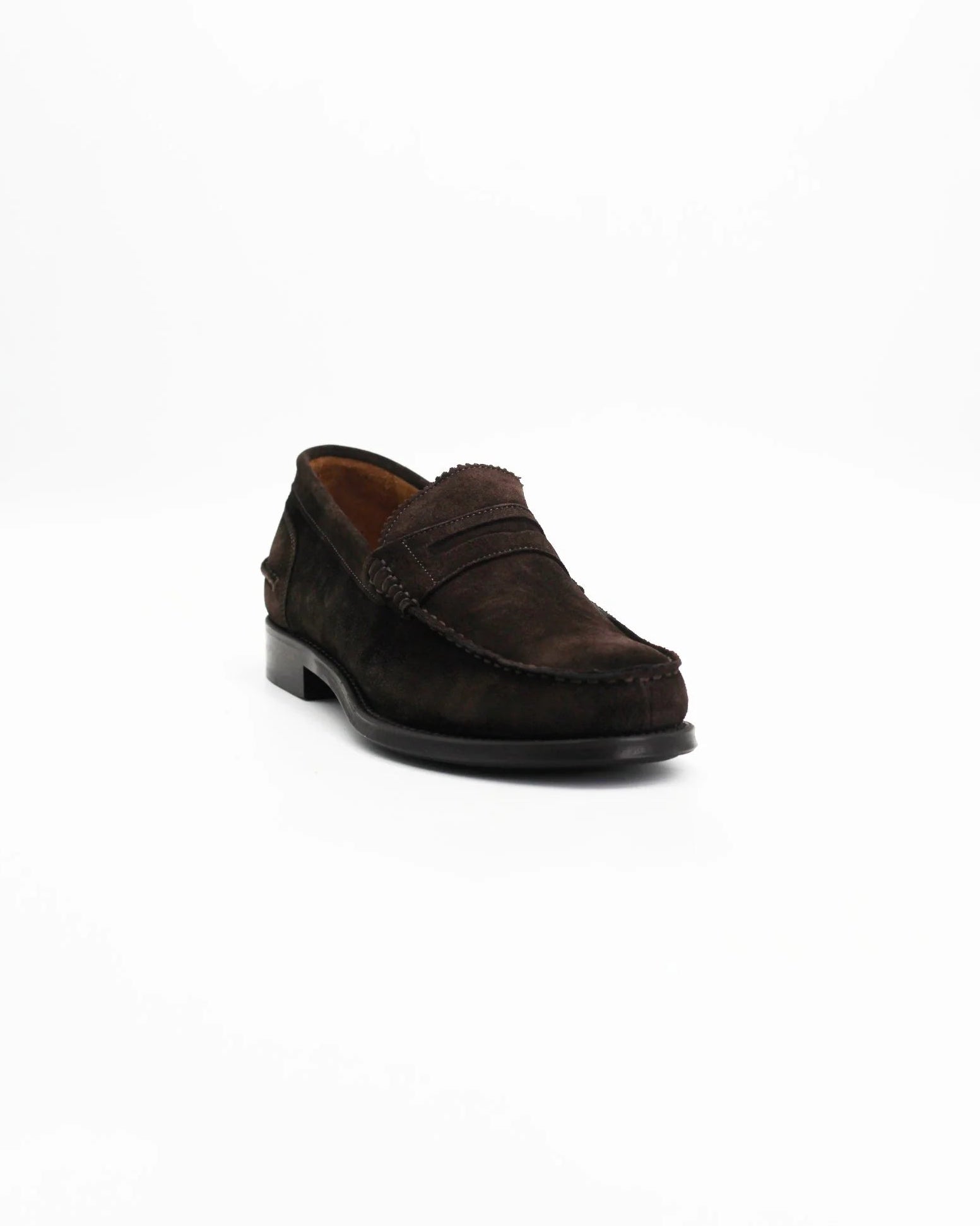 Men's Moccasin in Calf Leather Suede Testa Di Moro (BRU8826)