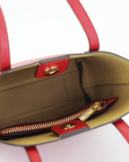 Cuoieria Fiorentina Small Tote Bag in Leather Rosso (B000006083230-N)