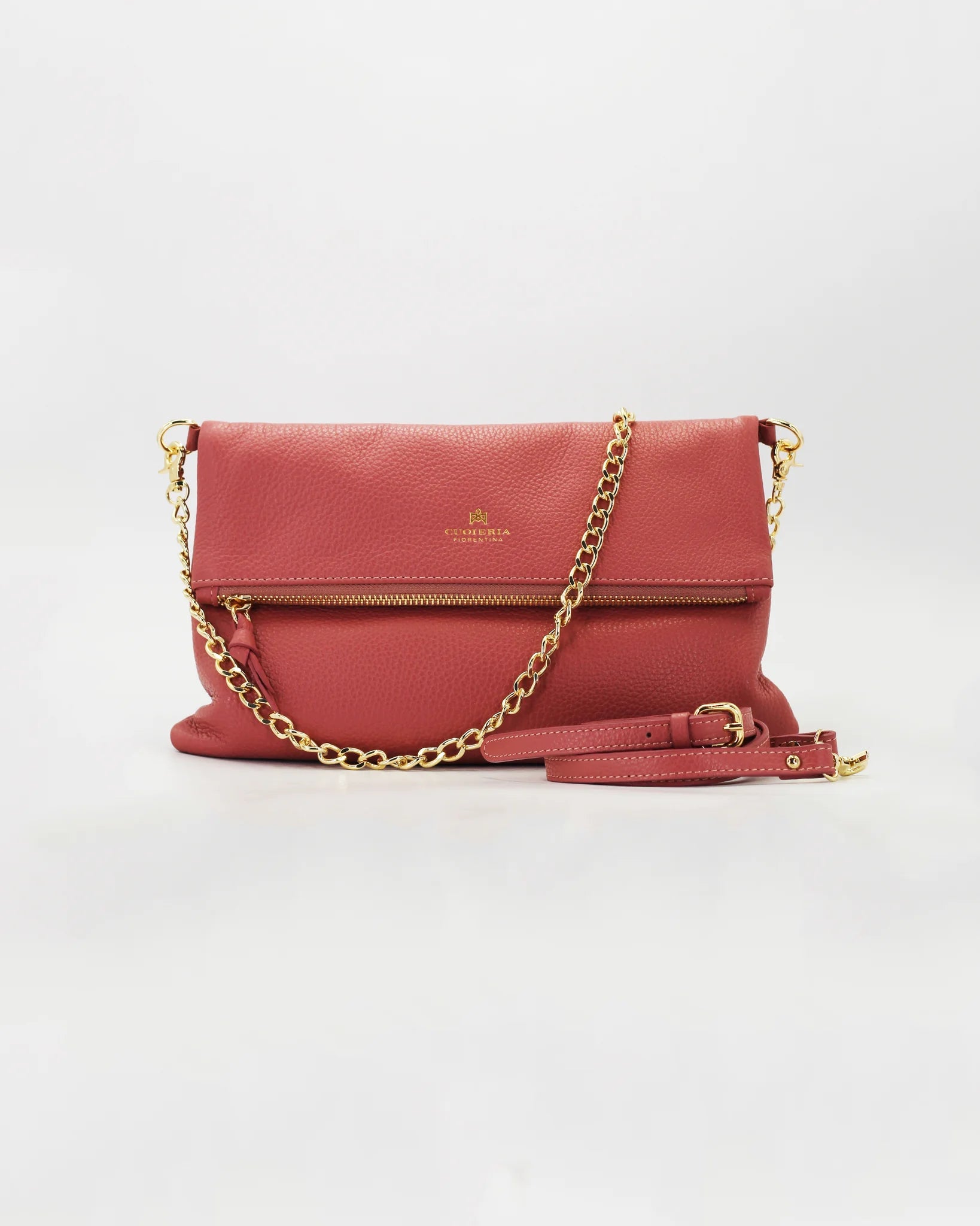 Cuoieria Fiorentina Clutch Envelope Bag in Leather Phard Rosa (B000001933230)