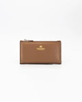 Cuoieria Fiorentina Vertical Card Holder in Calf Leather Desert P0000D1010420