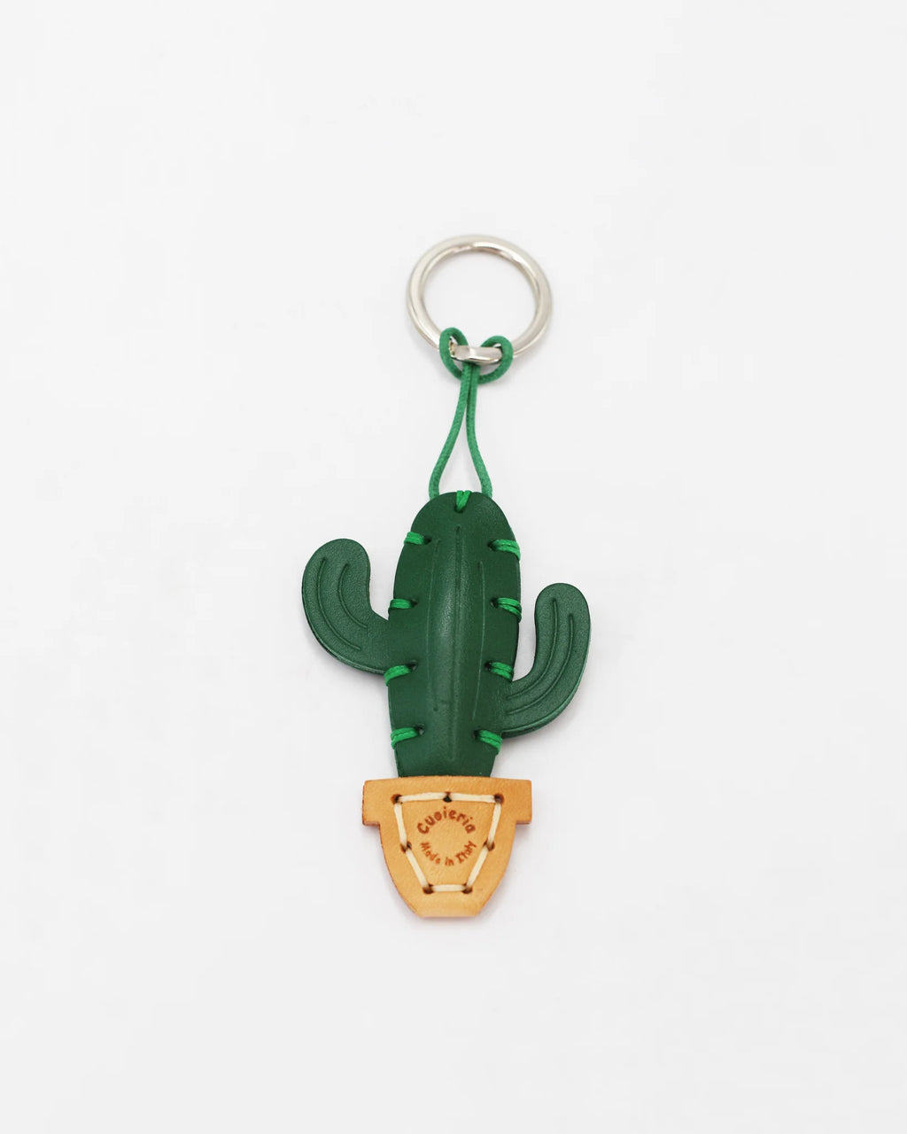 The Cactus. Small, considered, completely her own. Pairs perfectly with the Karoo Kollection.

Handcrafted in vegetable tanned leather by Cuoieria Fiorentina in Florence. Soft to the touch, precise in every seam. The kind of detail you don't need to explain - it speaks for itself, every time you reach for your keys.

Product height (cm) 5
Product width (cm) 5

Made in Italy. Made to last.