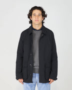 The Fusaro Antonio Rain Jacket in Sahara Blue is a sleek, functional layer built for unpredictable weather without compromising on style. Featuring a classic shirt collar, clean button-through front and a relaxed regular fit, this jacket transitions effortlessly from city streets to weekend adventures. The deep Sahara Blue tone makes it an easy layering piece over casual and smart-casual outfits alike.
