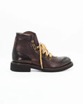 Women's Mountain Lace-up Boot in Leather Bronzato Dark Brown