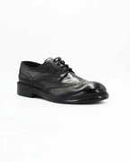 Men's Chunky Derby Shoe in Leather Black