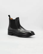 Men's Chelsea Boot in Leather Black | BRU12076