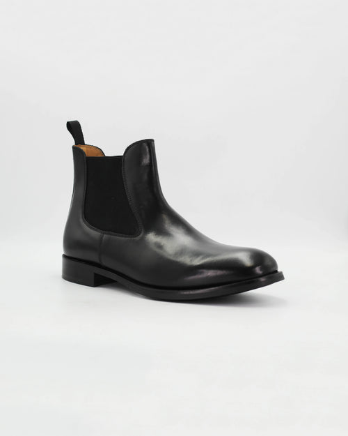 Men's Chelsea Boot in Leather Black