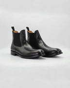 Men's Chelsea Boot in Leather Black | BRU12076