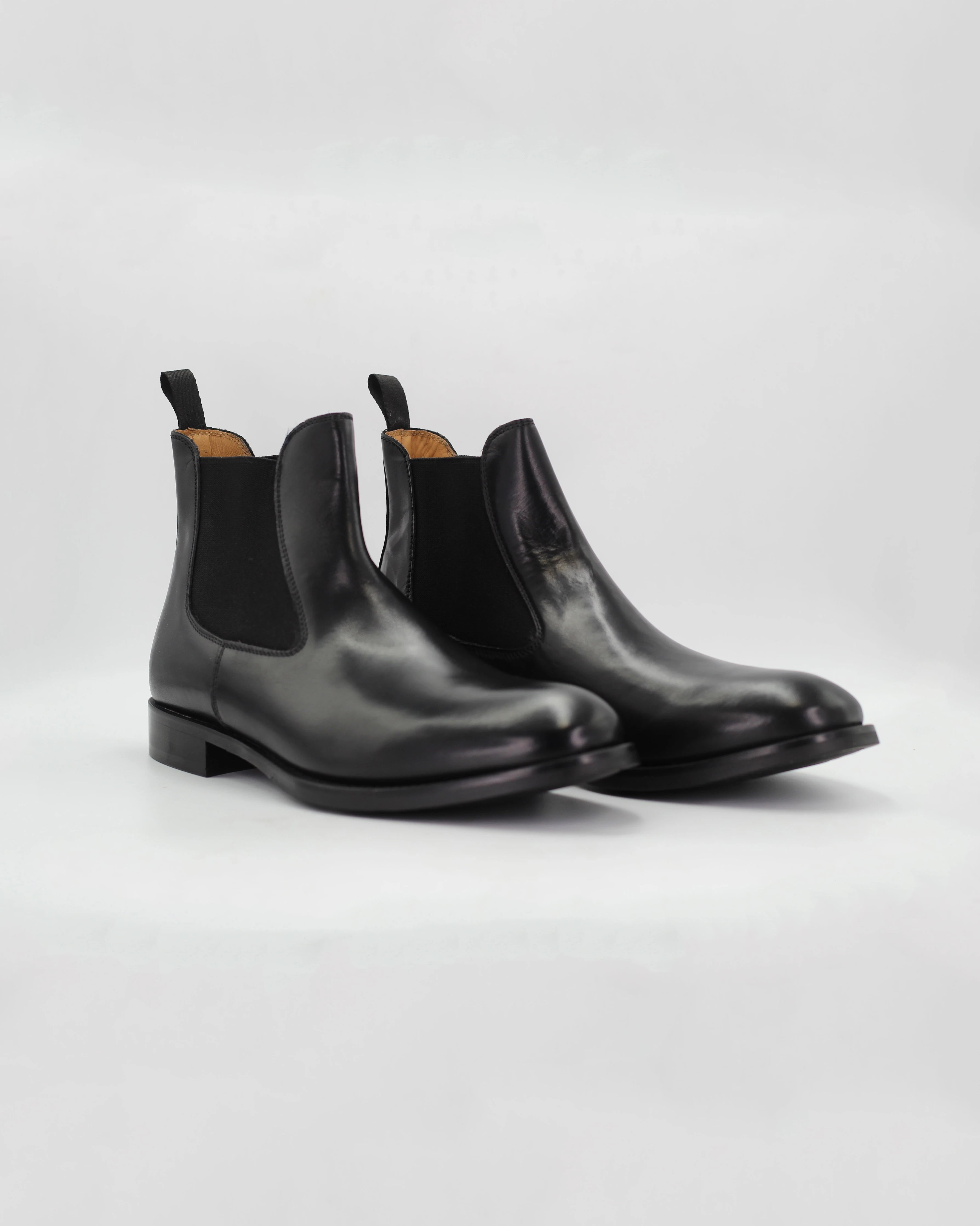 Men's Chelsea Boot in Leather Black