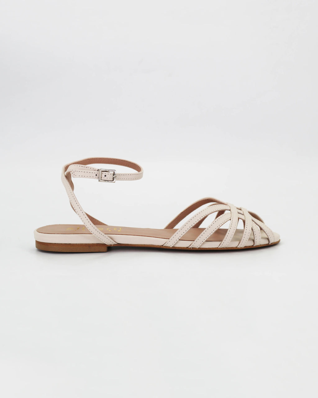 Women's Lattice Sandal in Leather Burro | CIRA5