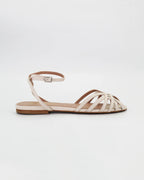 Women's Lattice Sandal in Leather Burro | CIRA5