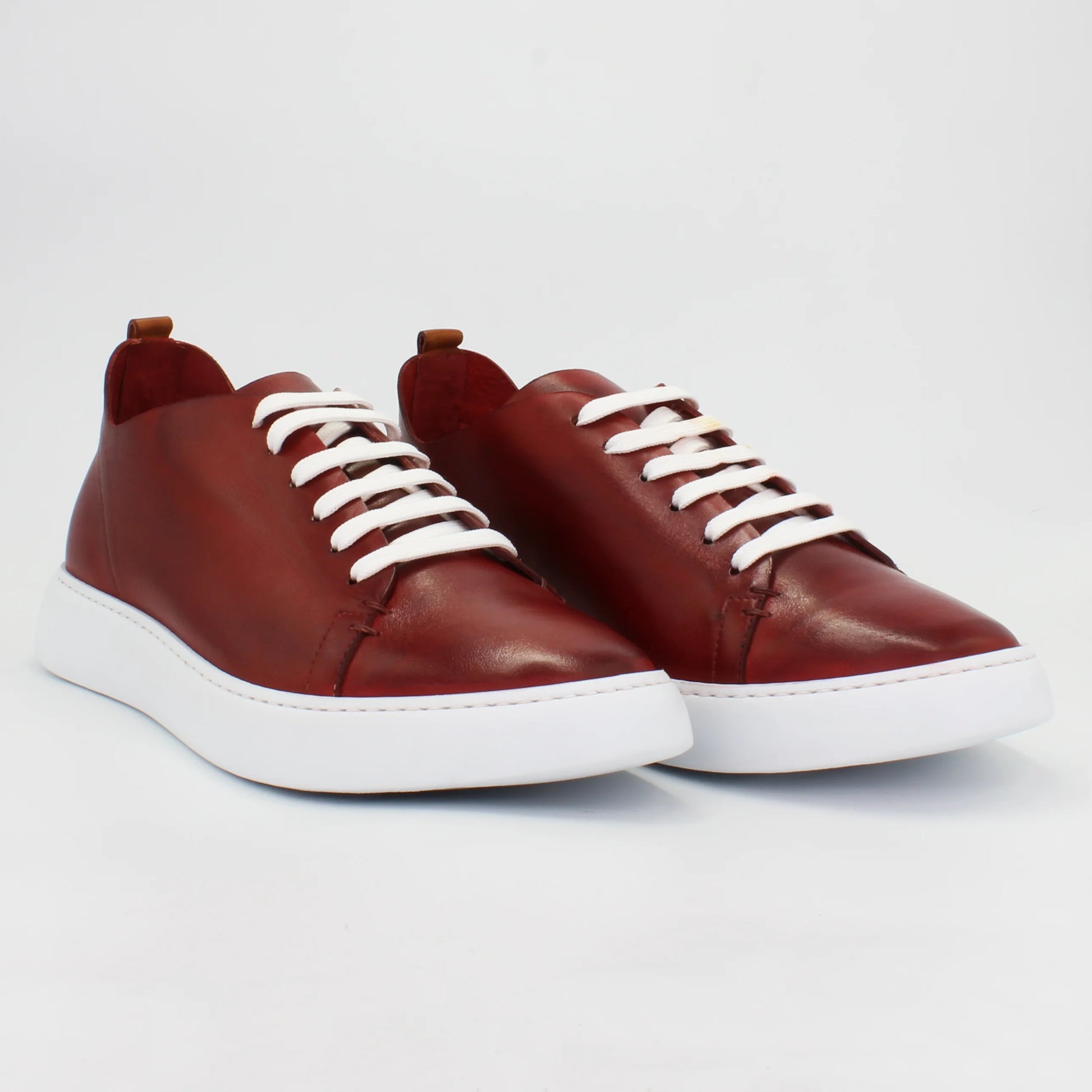 Shop Handmade Italian Leather Sneaker in red (BRU11354) or browse our range of hand-made Italian shoes for men in leather or suede in-store at Aliverti Cape Town, or shop online. We deliver in South Africa & offer multiple payment plans as well as accept multiple safe & secure payment methods.