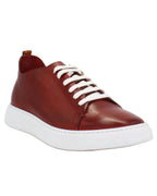 Shop Handmade Italian Leather Sneaker in red (BRU11354) or browse our range of hand-made Italian shoes for men in leather or suede in-store at Aliverti Cape Town, or shop online. We deliver in South Africa & offer multiple payment plans as well as accept multiple safe & secure payment methods.