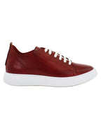 Shop Handmade Italian Leather Sneaker in red (BRU11354) or browse our range of hand-made Italian shoes for men in leather or suede in-store at Aliverti Cape Town, or shop online. We deliver in South Africa & offer multiple payment plans as well as accept multiple safe & secure payment methods.