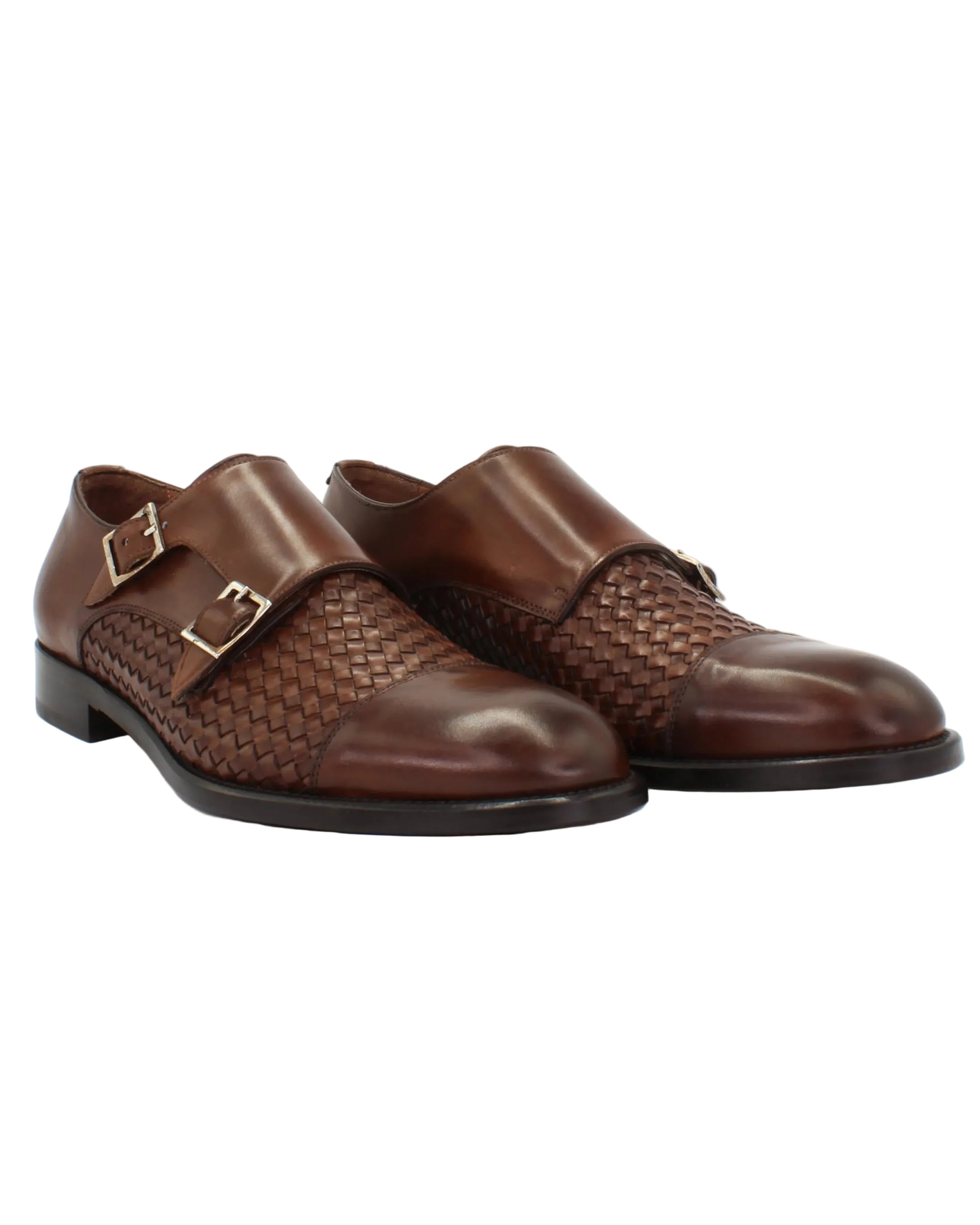 Shop Handmade Italian Leather woven monk strap in testa di moro (BRU11285) or browse our range of hand-made Italian shoes for men in leather or suede in-store at Aliverti Cape Town, or shop online. We deliver in South Africa & offer multiple payment plans as well as accept multiple safe & secure payment methods.