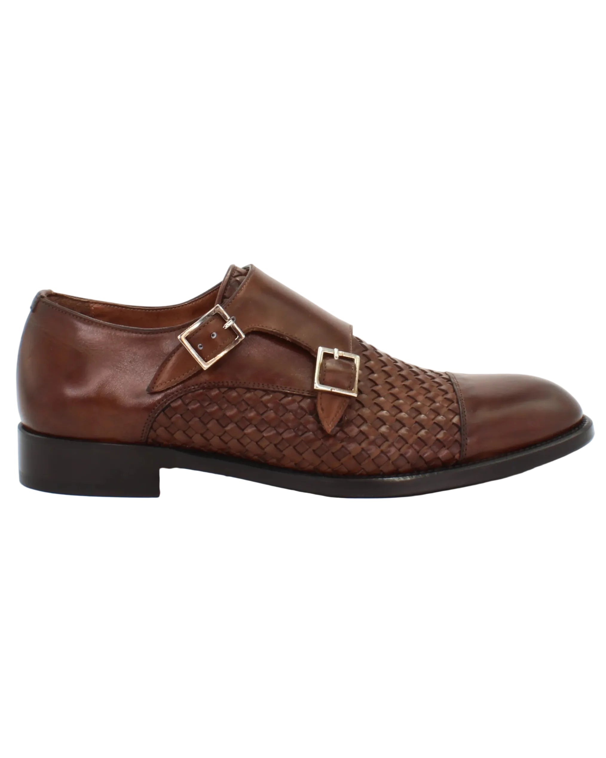Shop Handmade Italian Leather woven monk strap in testa di moro (BRU11285) or browse our range of hand-made Italian shoes for men in leather or suede in-store at Aliverti Cape Town, or shop online. We deliver in South Africa & offer multiple payment plans as well as accept multiple safe & secure payment methods.