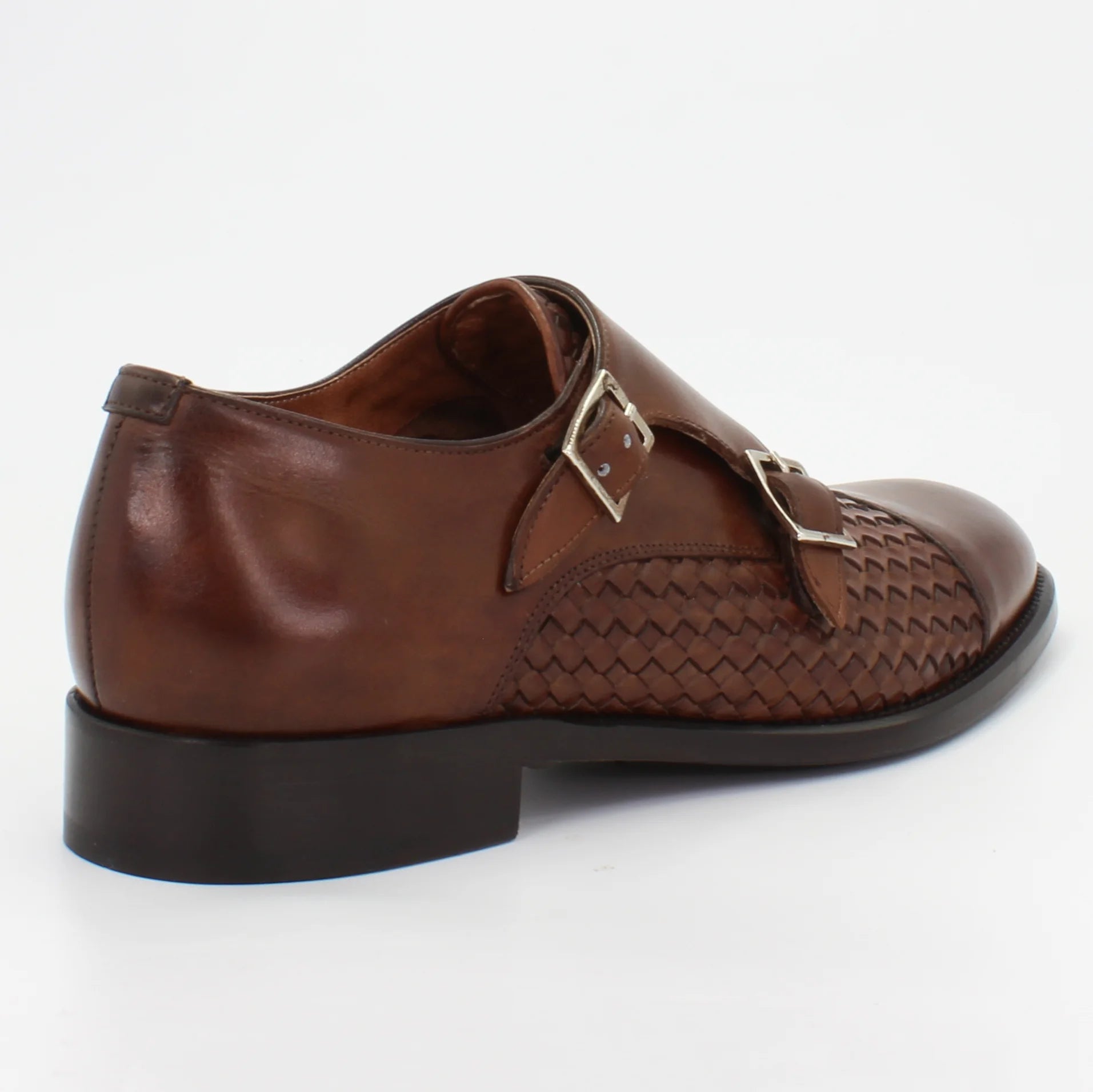 Shop Handmade Italian Leather woven monk strap in testa di moro (BRU11285) or browse our range of hand-made Italian shoes for men in leather or suede in-store at Aliverti Cape Town, or shop online. We deliver in South Africa & offer multiple payment plans as well as accept multiple safe & secure payment methods.