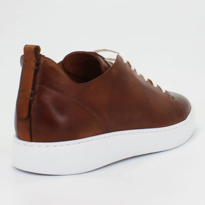 Shop Handmade Italian Leather Sneaker in Brandy (BRU11354) or browse our range of hand-made Italian shoes for men in leather or suede in-store at Aliverti Cape Town, or shop online. We deliver in South Africa & offer multiple payment plans as well as accept multiple safe & secure payment methods.