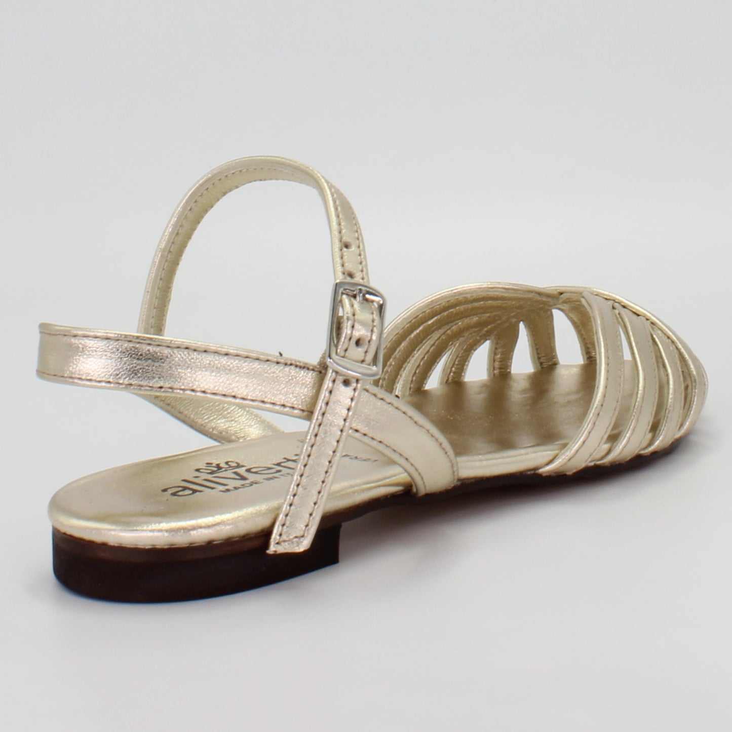 Shop Handmade Italian Leather sandal in platino (G500) or browse our range of hand-made Italian shoes in leather or suede in-store at Aliverti Cape Town, or shop online. We deliver in South Africa & offer multiple payment plans as well as accept multiple safe & secure payment methods.